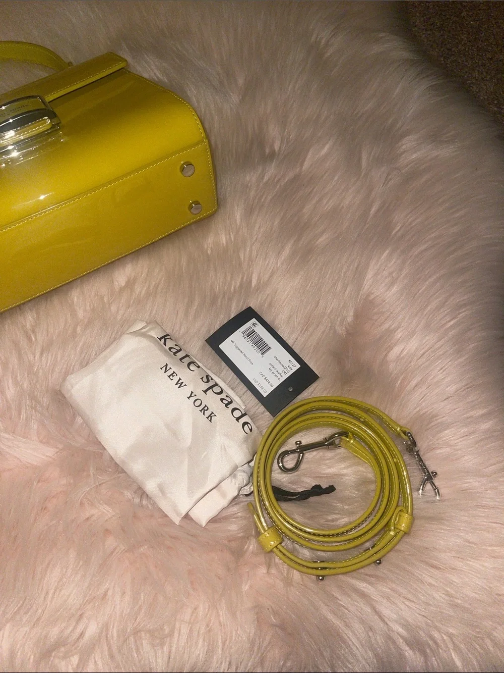 Katy Patent Leather Small Top-handle Bag